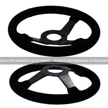 Charger l&#39;image dans la galerie, 330mm 13Inch Steering Wheel Suede Leather Sport Drift Steering Wheel Aluminum Frame 6061-T6 70mm/PCD
