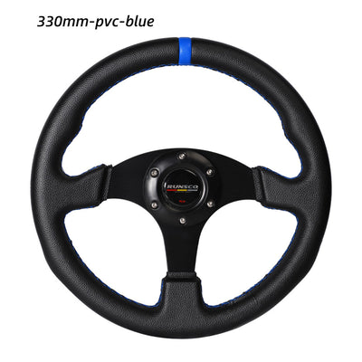 runsco sport steering wheel sim racing game rim wheel