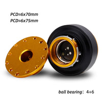 Racing Style Steering wheel Quick Release Hub Boss Kit Wheel Hub Adapter For Drift Steering Wheel PCD-70/75mm Runsco