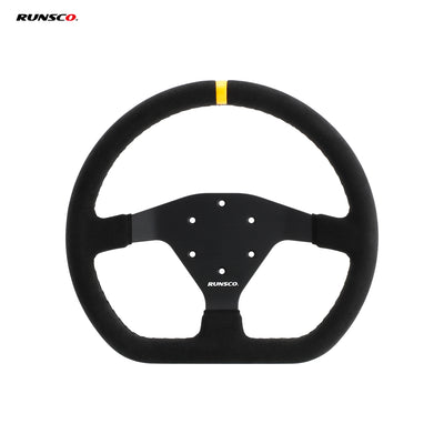 Runsco 320mm Steering Wheel Suede 9040