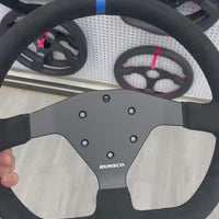 Runsco 320mm Steering Wheel Suede 9040